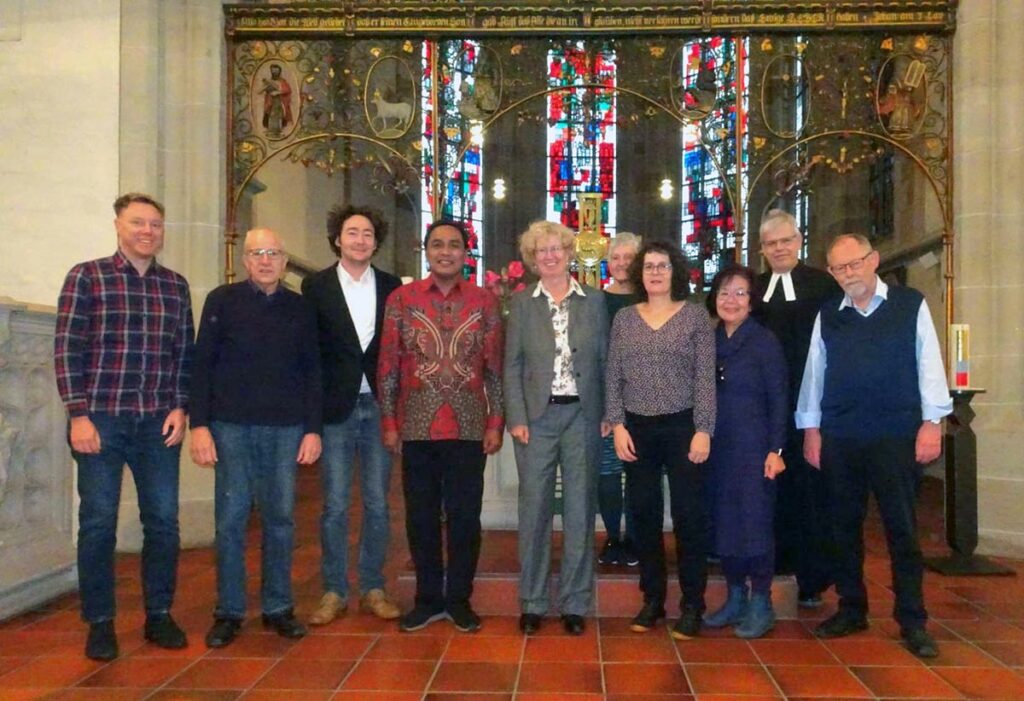 Gruppenfoto in der Stadtkirche